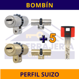 CILINDRO INN.SMART P.SUIZO DOBLE EMBRAGUE 5 LLAVES