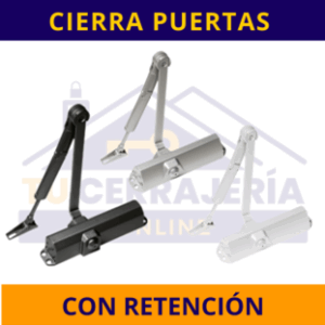 CIERRAPUERTAS T68 DORMAKABA CON RETENCIÓN
